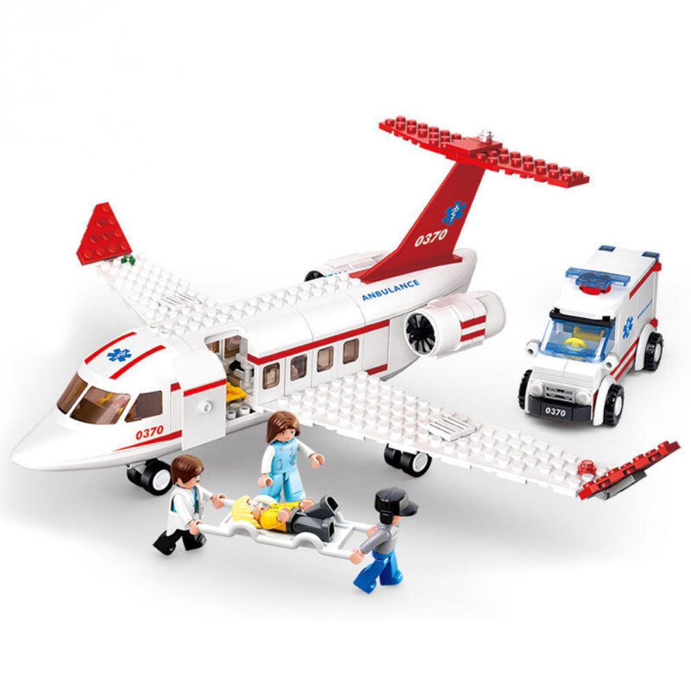 City Cargo Aircraft Educational Building Blocks Toy for Children