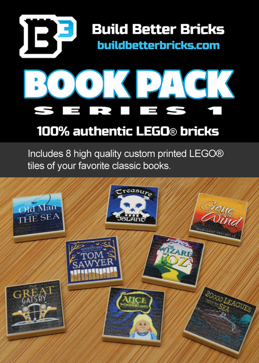 Classic Books Pack (Series 1) made using LEGO parts