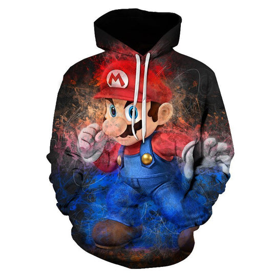 Classic Cartoon Mario Bros 3D Print Jacket Men/Women Casual Streetwear Hoodie Man Cute Clothes Sweat Pour Homme Harajuku