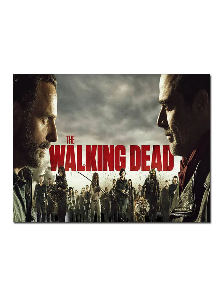 Classic Movie TV The Walking Dead Poster For Living Home Decoration Room Canvas Painting Wall Art Decor Mural Posters