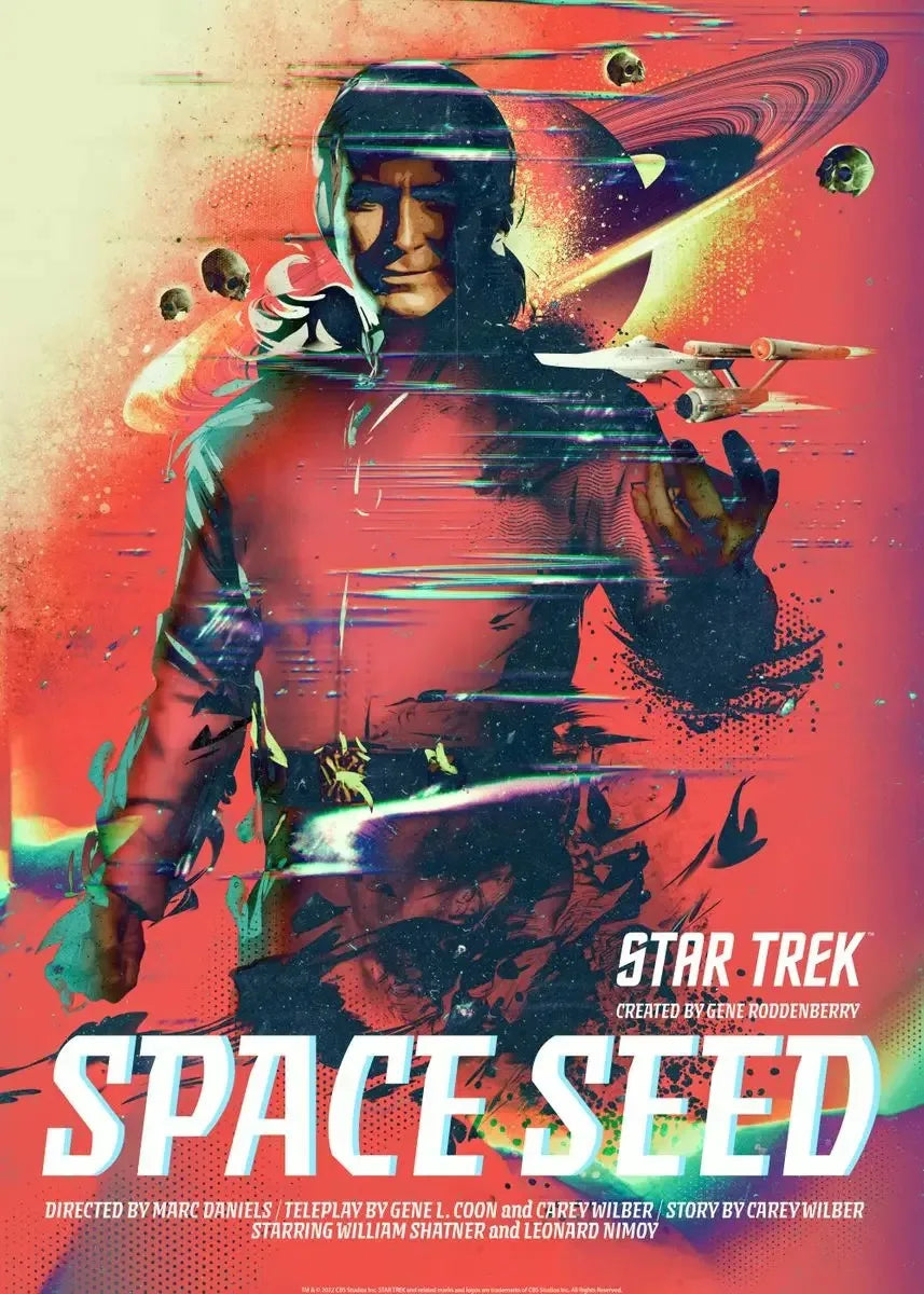 Classic Sci-Fic Movie Fancy Designs Star Trek Retro Poster Canvas Painting and Print Wall Art Picture for Living Room Home Decor