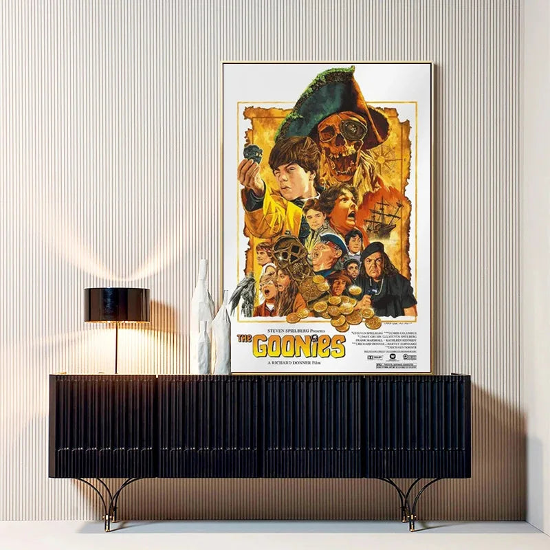 Classic The Goonies Moives Posters Wall Art Canvas Painting And Print Films HD Picture for Living Room Home Decor Frameless Gift