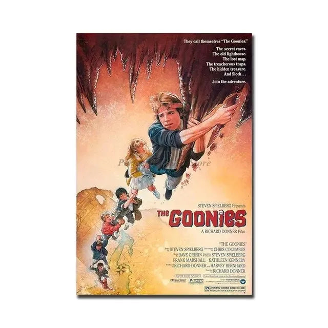 Classic The Goonies Moives Posters Wall Art Canvas Painting And Print Films HD Picture for Living Room Home Decor Frameless Gift