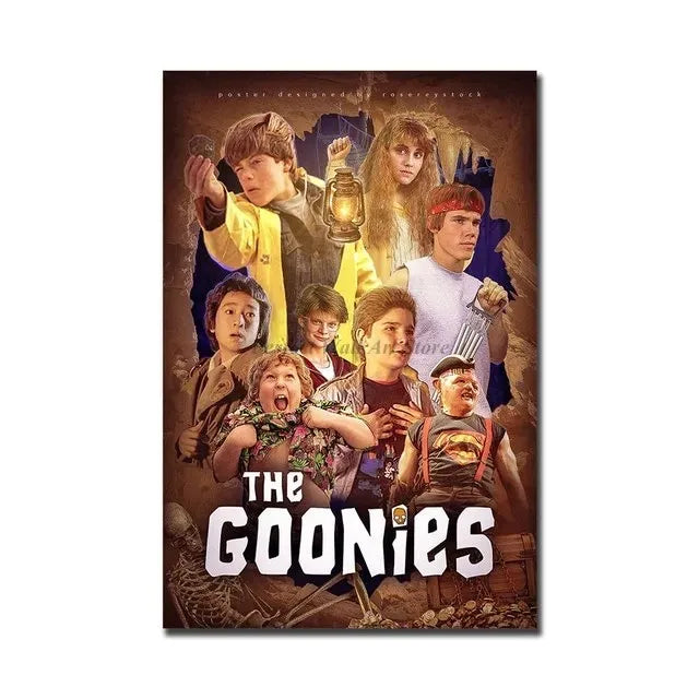 Classic The Goonies Moives Posters Wall Art Canvas Painting And Print Films HD Picture for Living Room Home Decor Frameless Gift