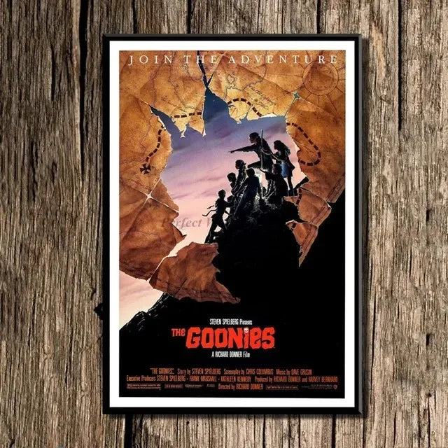 Classic The Goonies Moives Posters Wall Art Canvas Painting And Print Films HD Picture for Living Room Home Decor Frameless Gift