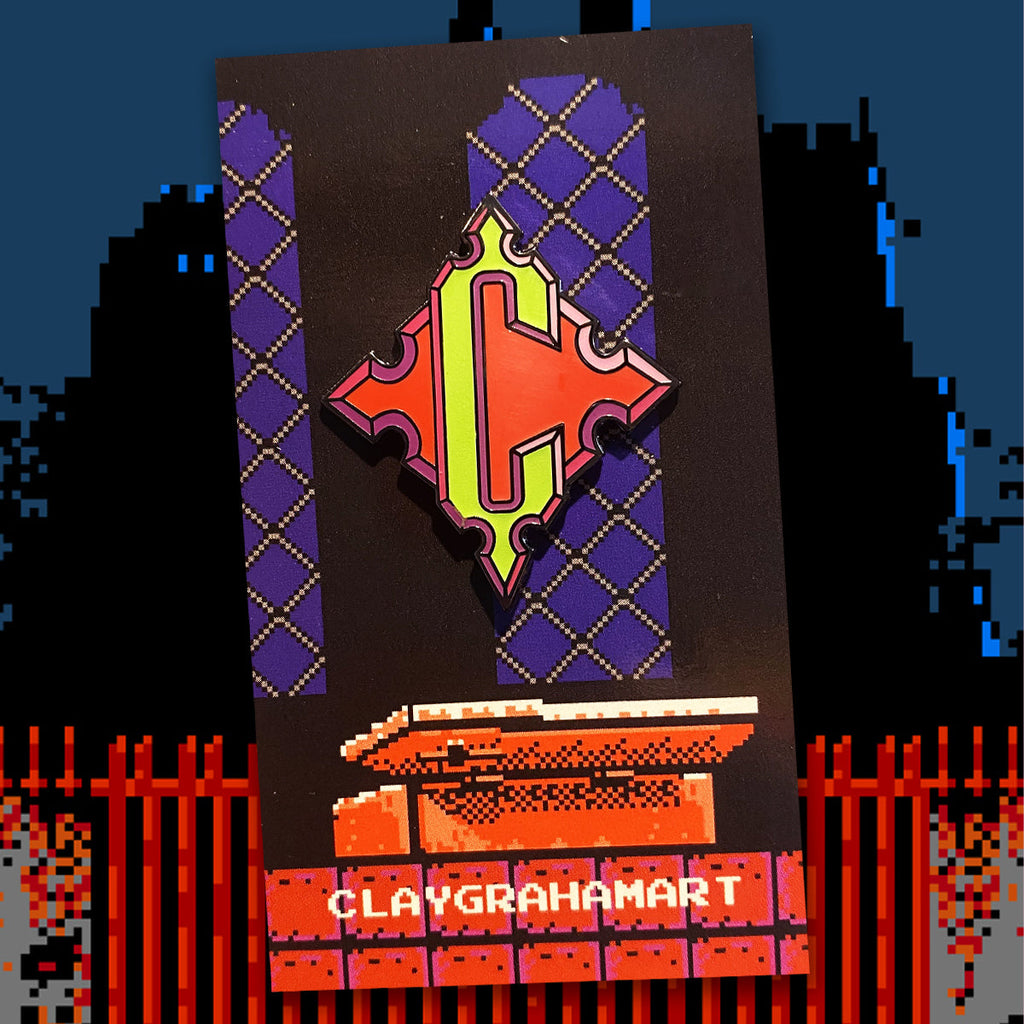 C Is For Castle 1.5" Hard Enamel Pin