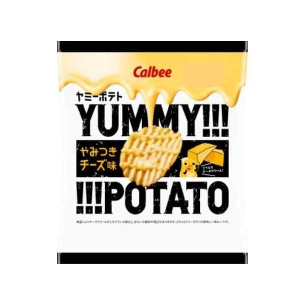 Calbee Yummy Potato Chips Cheese Flavor (48g) (Japan) - 