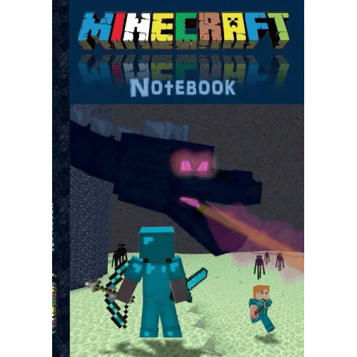 Minecraft Notebook 'Ender Dragon' (quad paper): unofficial minecraft book (taking notes, for mathematics, school, primary, pupils, comments, squared p - Paperback - 
