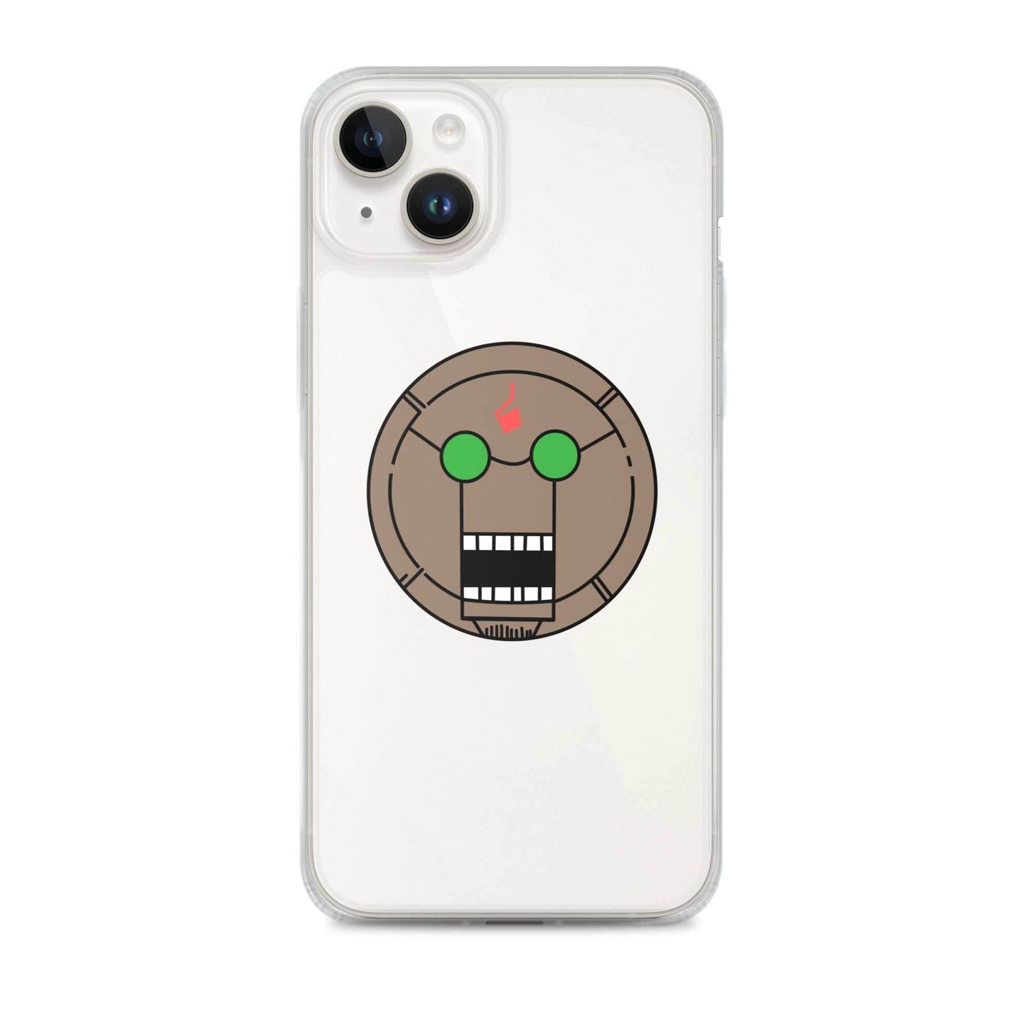 Mechamaru Communication Puppet Clear Anime Case for iPhone® - iPhone 14 Plus