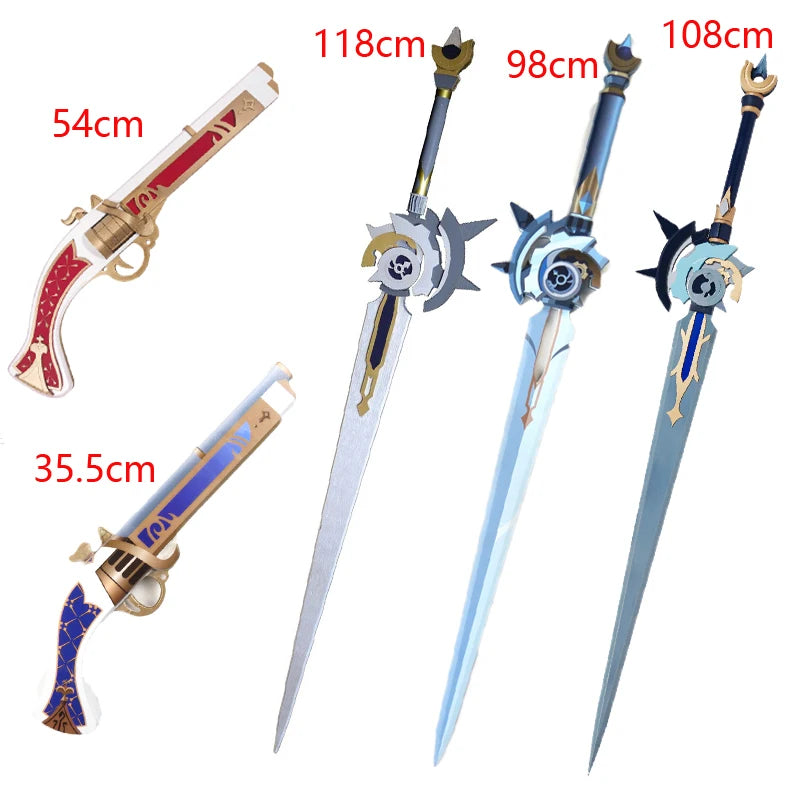 Clorinde Genshin Impact Sword Weapons Prop Halloween Cosplay Costumes Accessories Clorinde Gun Props