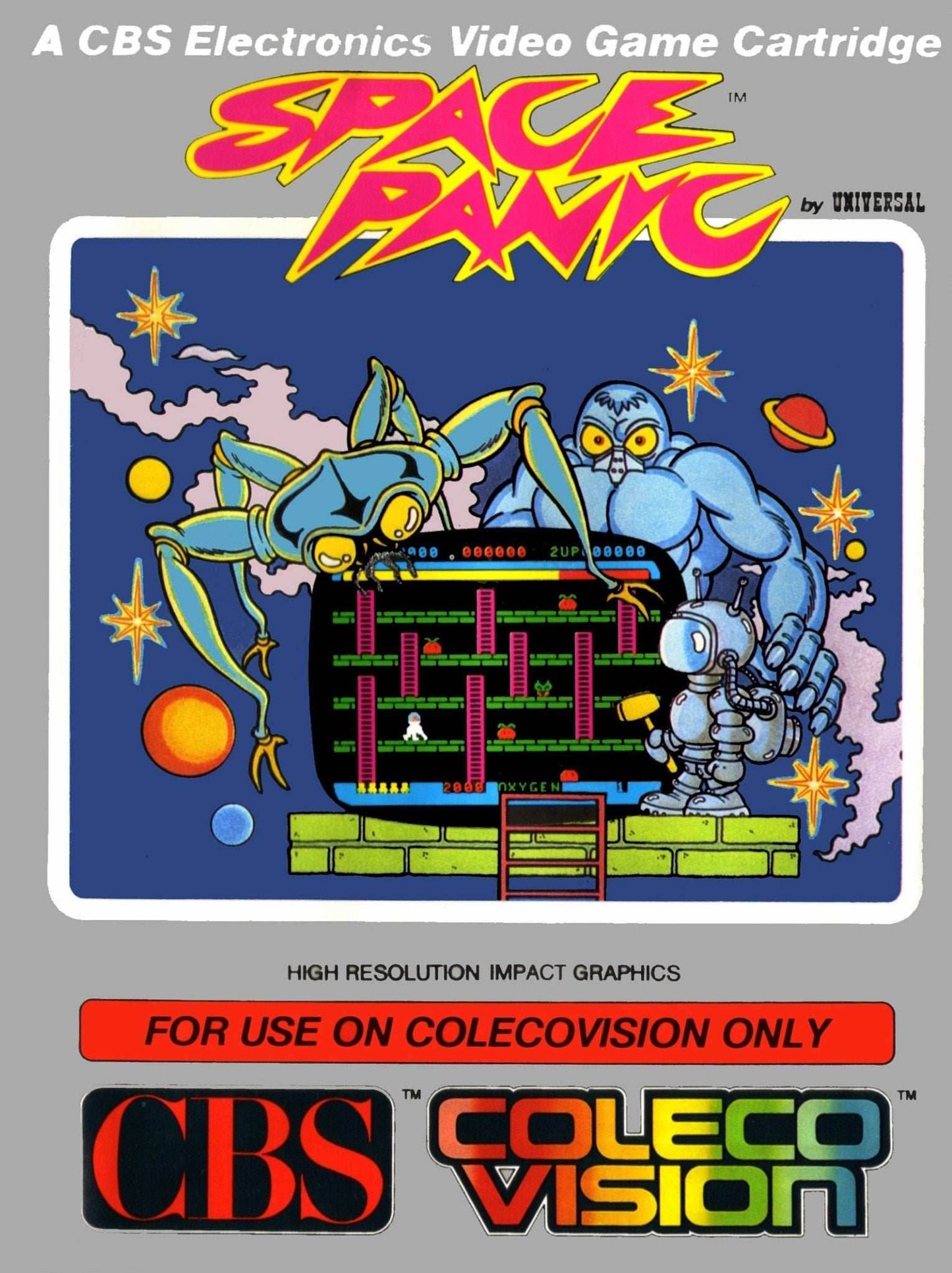 Space Panic (Colecovision) - Game Manual Only