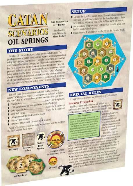 Catan: Scenario - Oil Springs - 