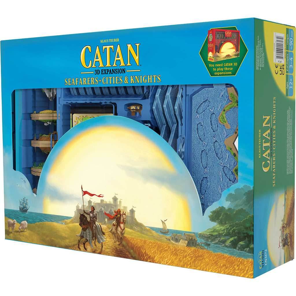 Catan: 3D Seafarers + Cities & Knights Expansion - 