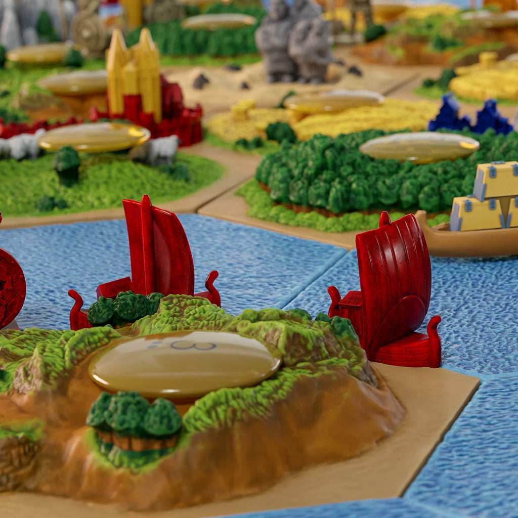 Catan: 3D Seafarers + Cities & Knights Expansion - 