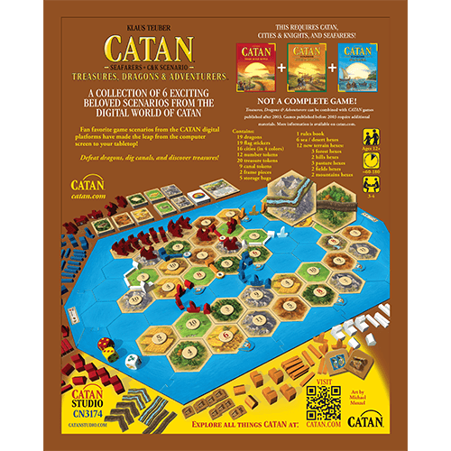 Catan: Treasures, Dragons, & Adventurers - 