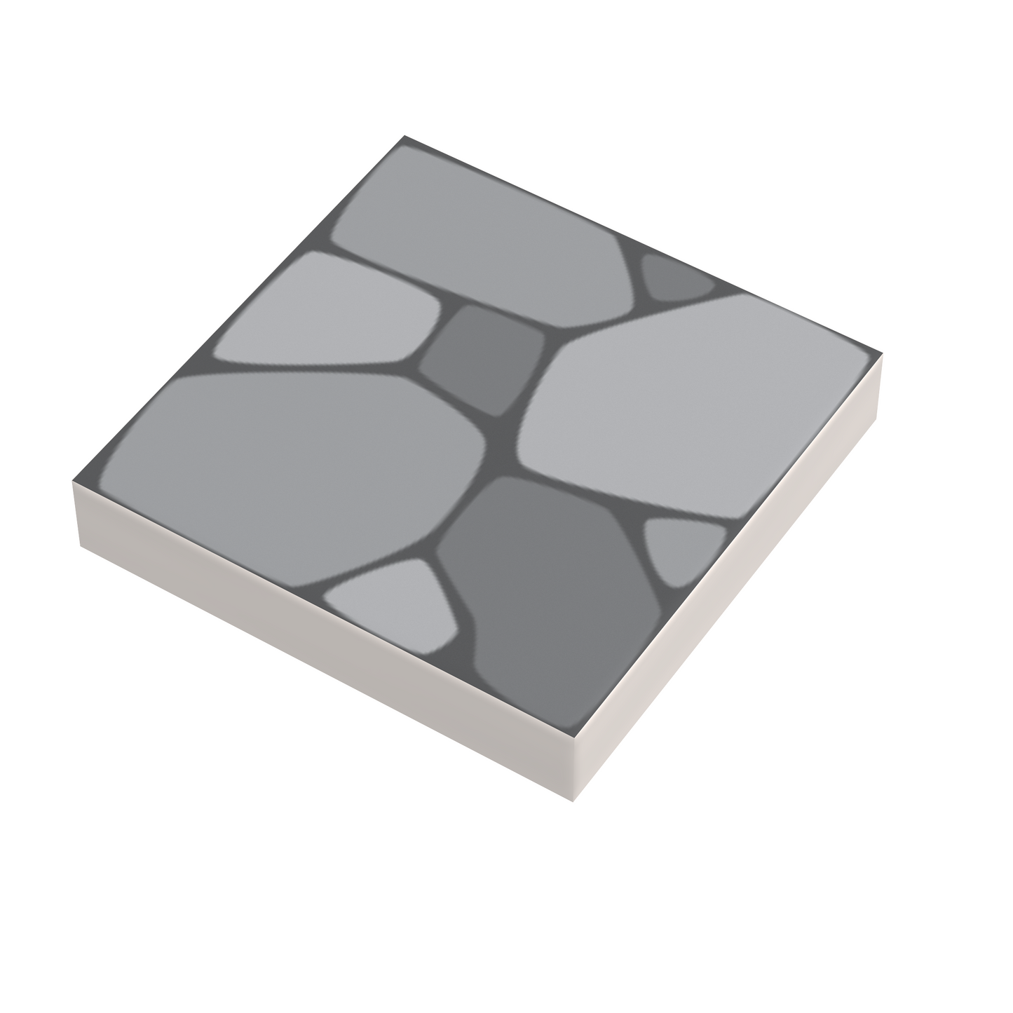 Cobblestone Tile Part Pack (20 Tiles) made with LEGO parts - B3 Customs