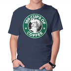 100 Cups of Coffee - Mens / Black / S