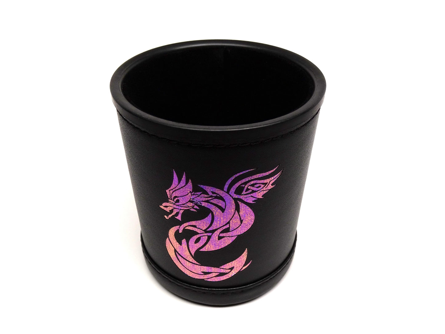 Color Shift Dice Cup - Celtic Knot Dragon