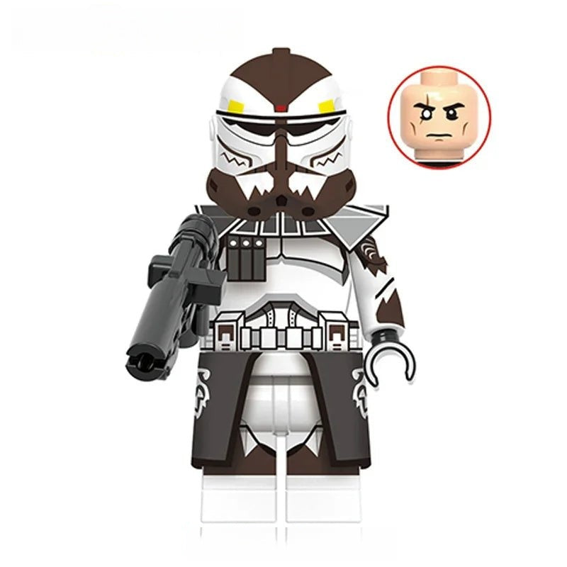 Commander Wolffe Clone trooper Lego Minifigures Custom Toys 2