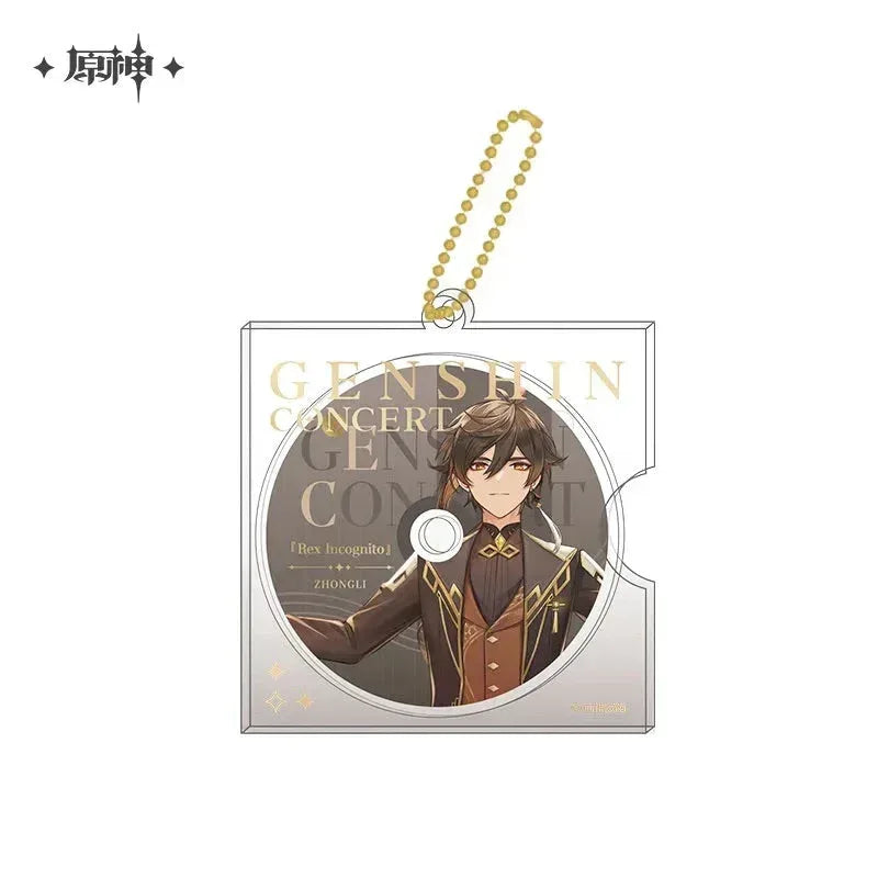 Concert 2023 Series Character CD Style Keychain Genshin Impact