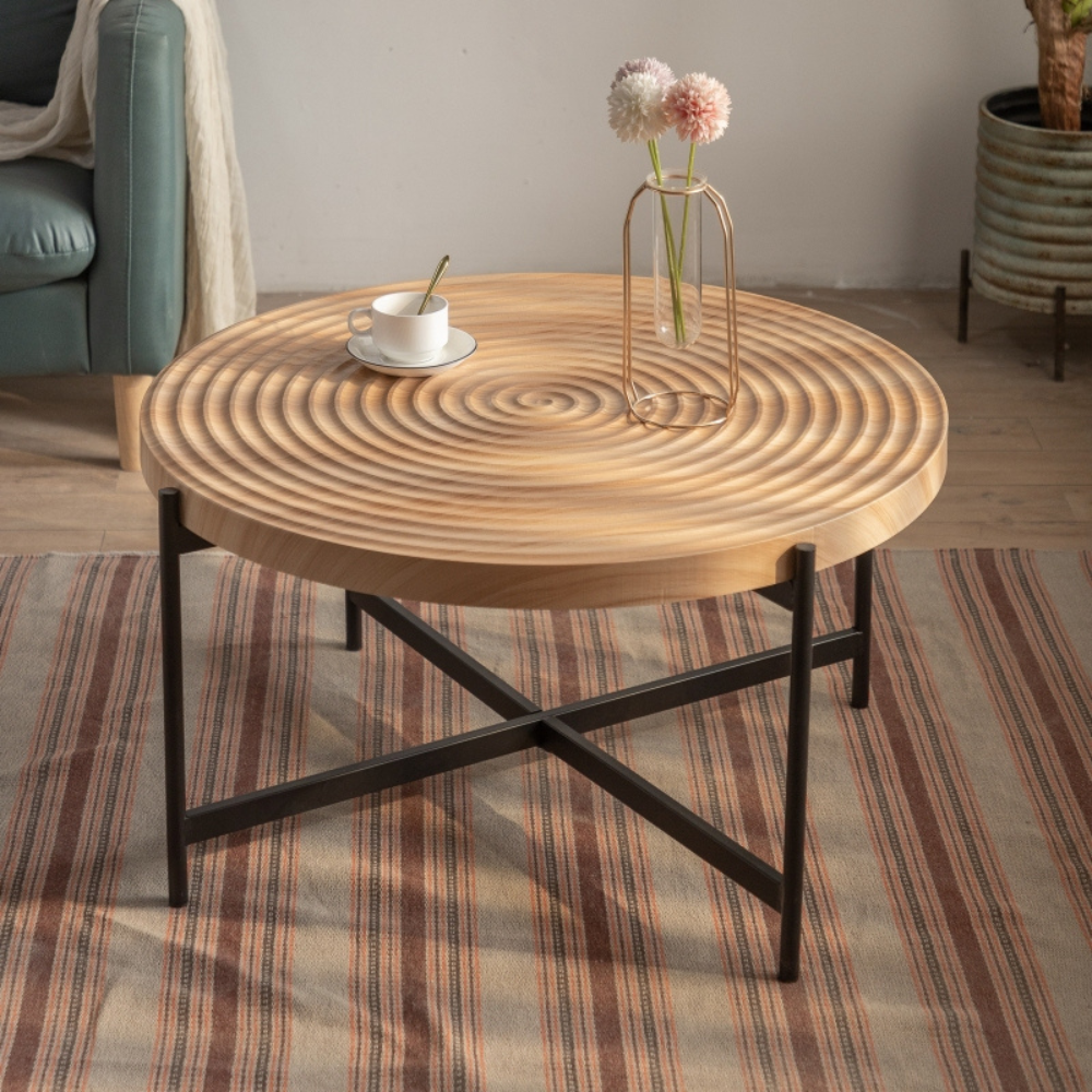 Contemporary Round Coffee Table