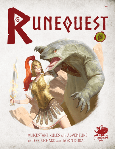 Runequest Roleplaying in Glorantha Quick Start Rules - 