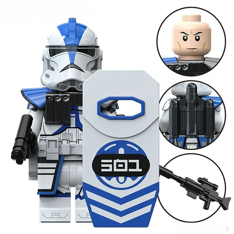 Coric 501st Clone trooper Star Wars Lego Minifigures Custom Toys S3