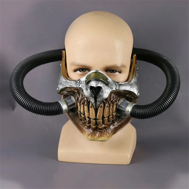 Cosermart Movie Mad Max Mask Helmet Punk Mask Skeleton Mask Halloween Devil Props Cosplay PVC Accessory Mask