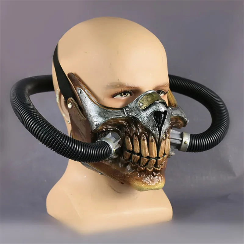 Cosermart Movie Mad Max Mask Helmet Punk Mask Skeleton Mask Halloween Devil Props Cosplay PVC Accessory Mask