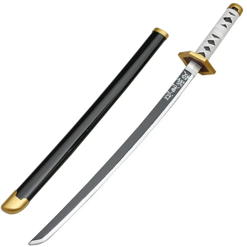 Cosplay  Kamado Tanjirou 30inch Katana Sword Role Play Agatsuma Zenitsu  Bamboo Weapon Model 75cm