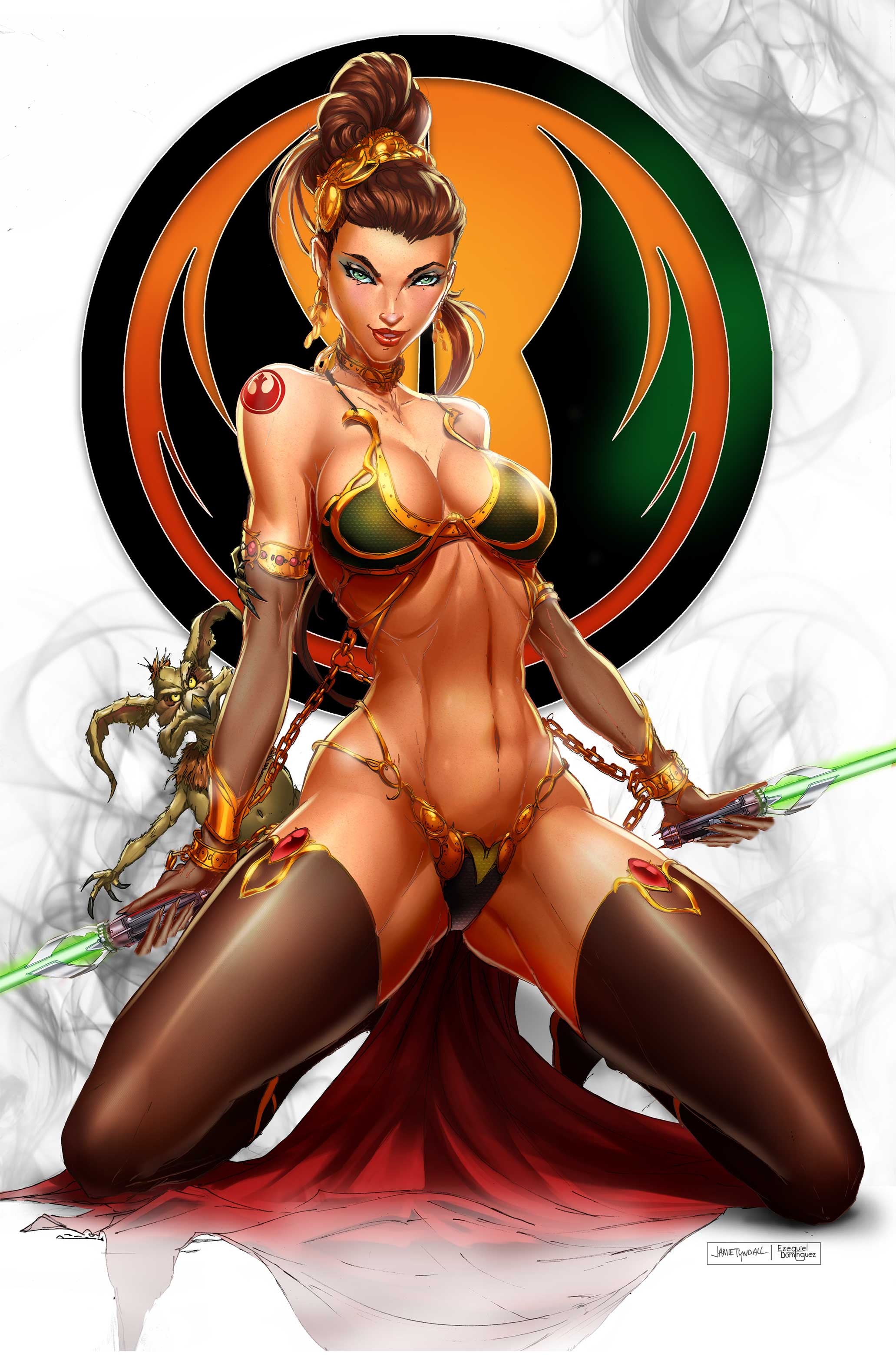 Leia Jedi New Print