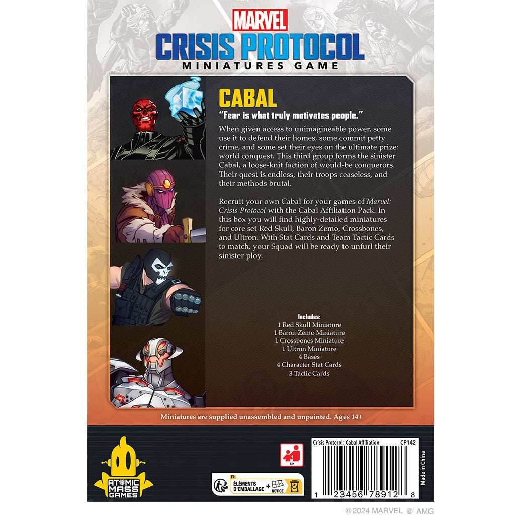 Marvel Crisis Protocol: Cabal Affiliation Pack - 