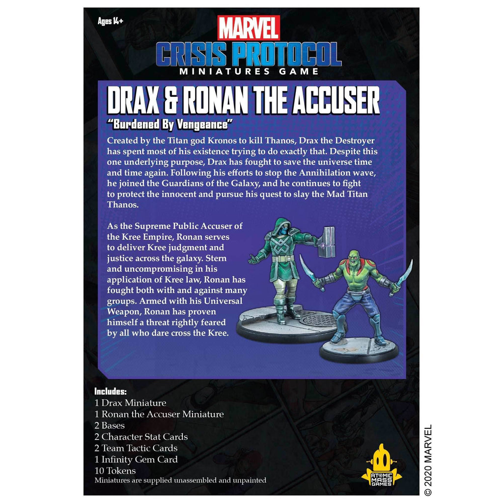 Marvel Crisis Protocol: Drax and Ronan the Accuser - 