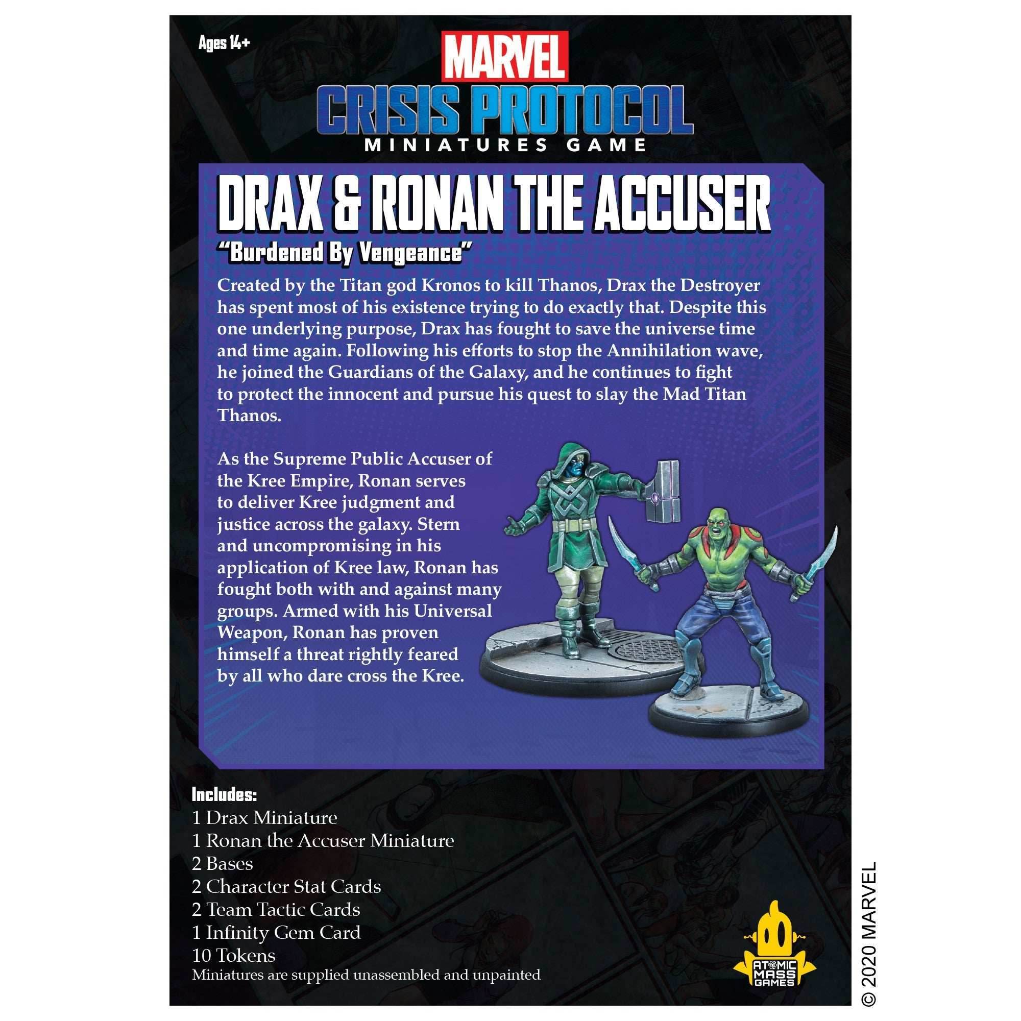 Marvel Crisis Protocol: Drax and Ronan the Accuser - 