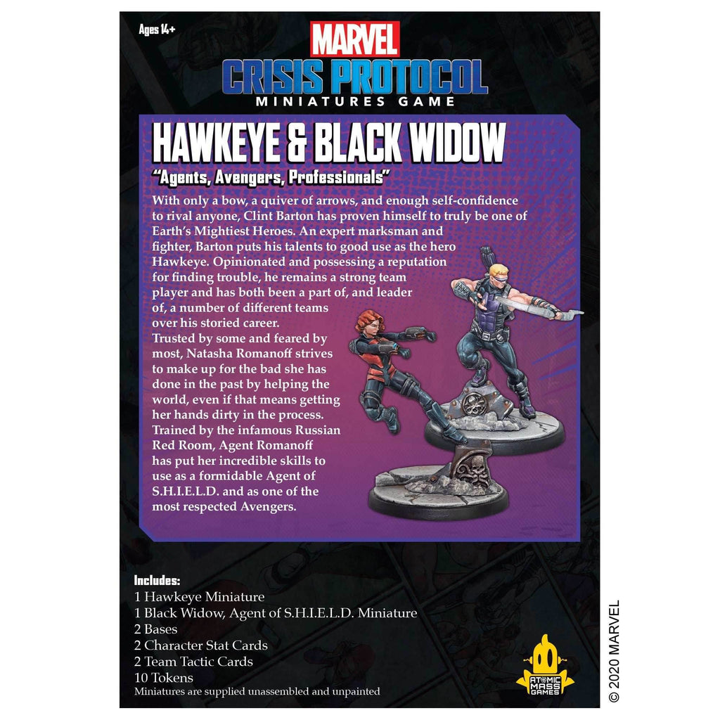 Marvel Crisis Protocol: Hawkeye & Black Widow - 