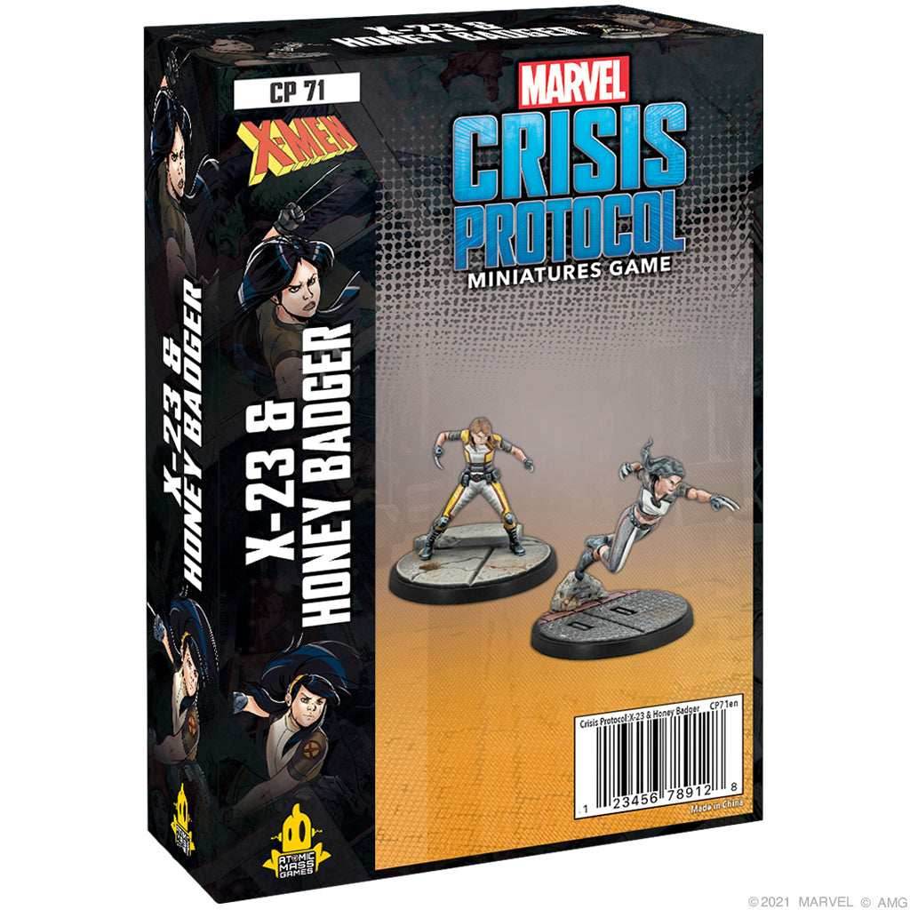 Marvel Crisis Protocol: X-23 & Honey Badger - 