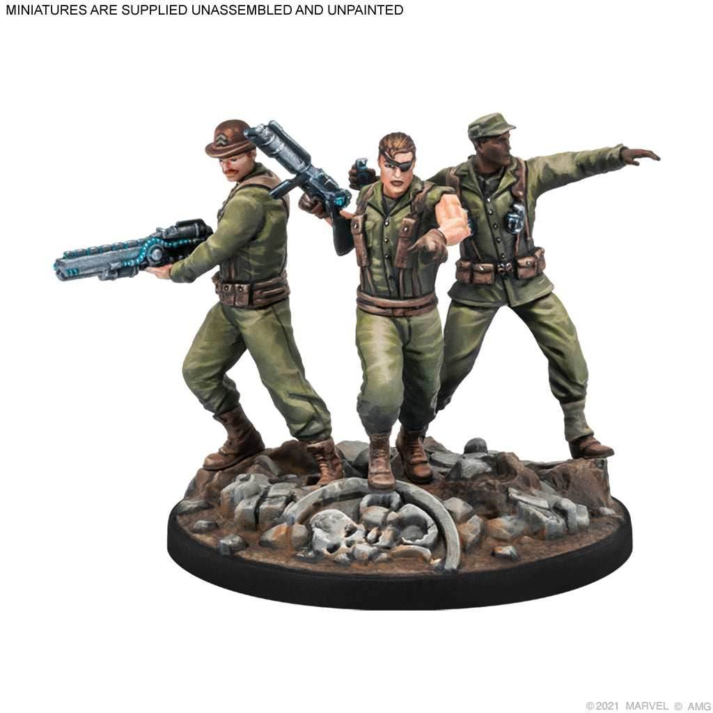 Marvel Crisis Protocol: Nick Fury, Sr. & Howling Commandos - 
