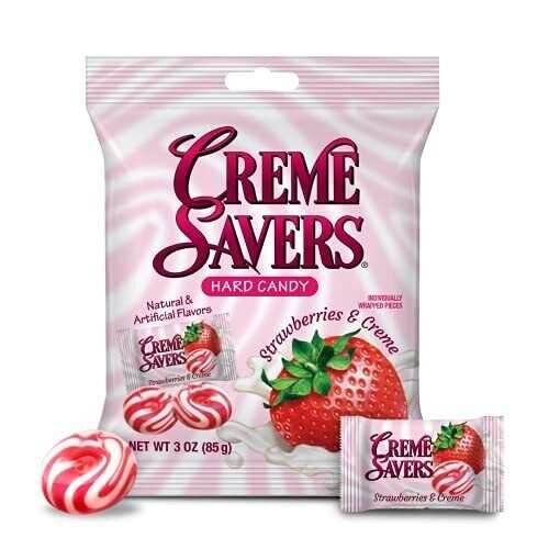 Creme Savers Strawberries & Creme (85g) - 
