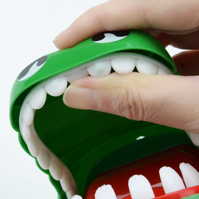 Crocodile Teeth Finger Biting Children’s Decompression Toy- Battery Operated