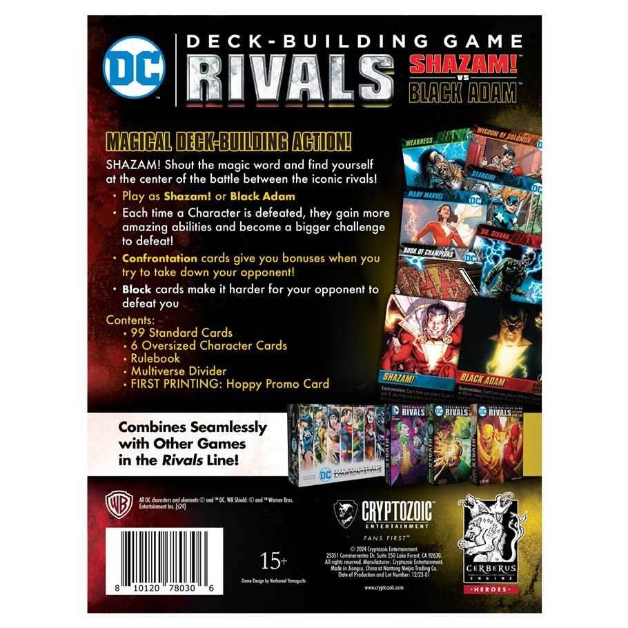 DC Deck-Building Game: Rivals - Shazam! Vs. Black Adam - 