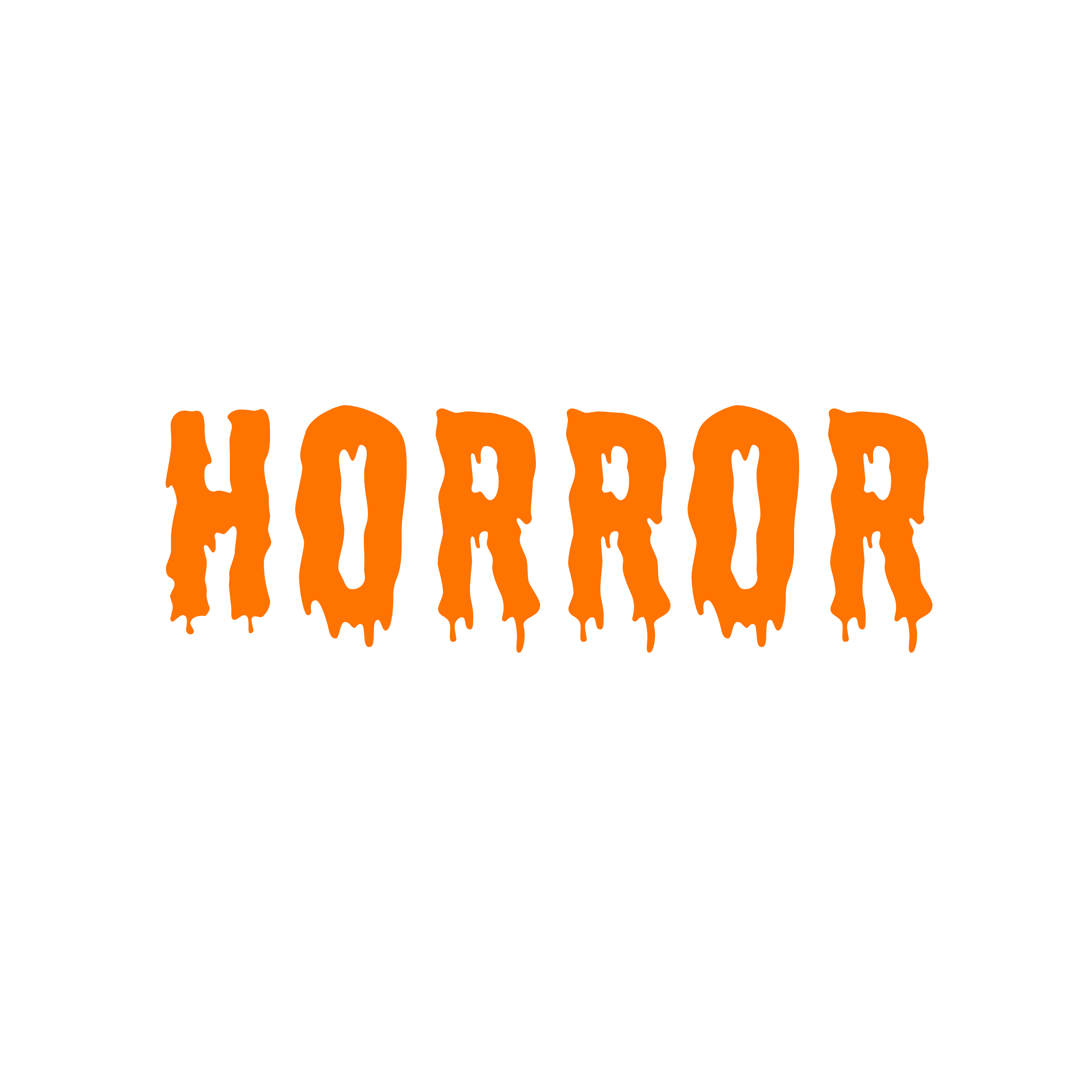 In My Horror Era Tee (Curved) - Small / Orange