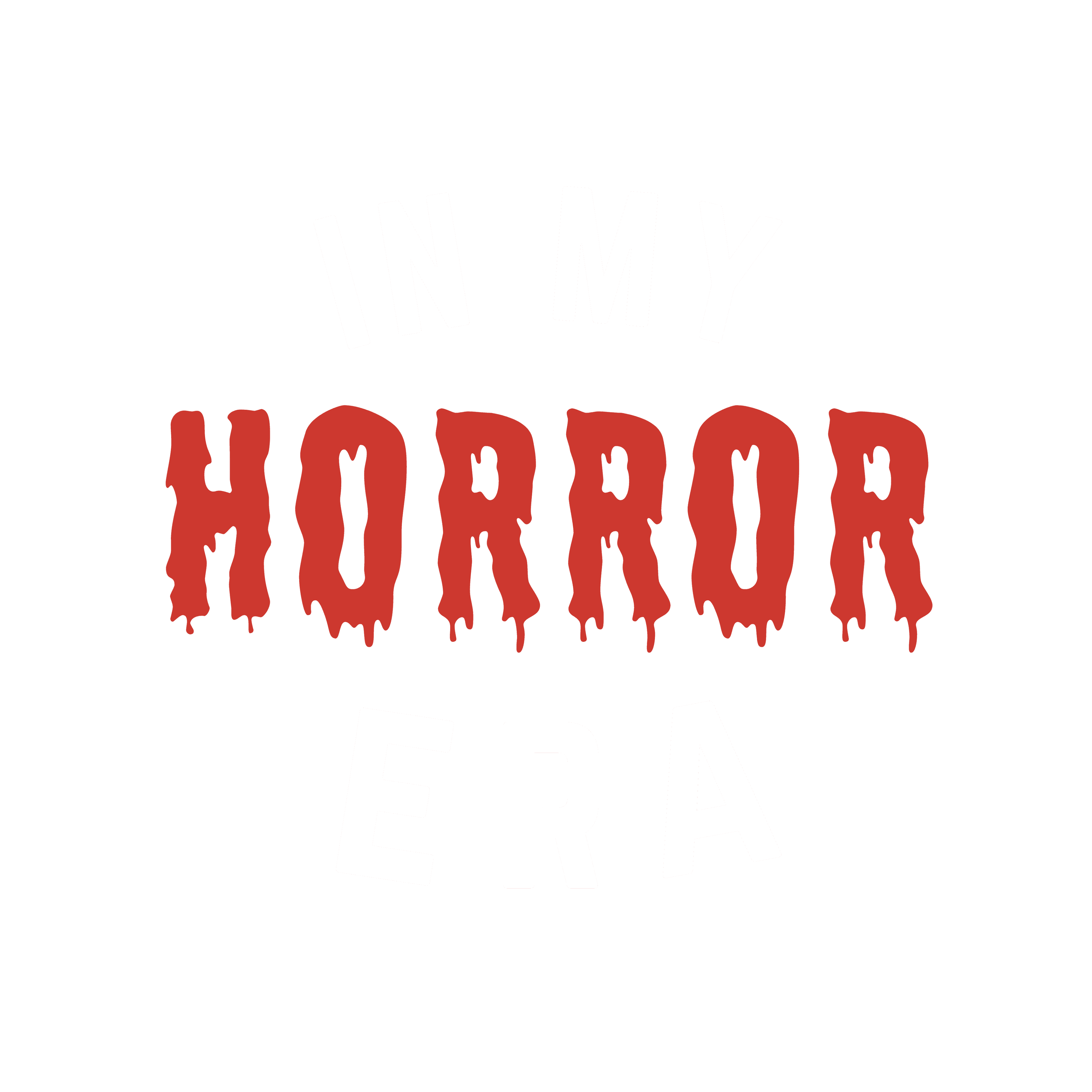In My Horror Era Tee (Curved) - Small / Orange