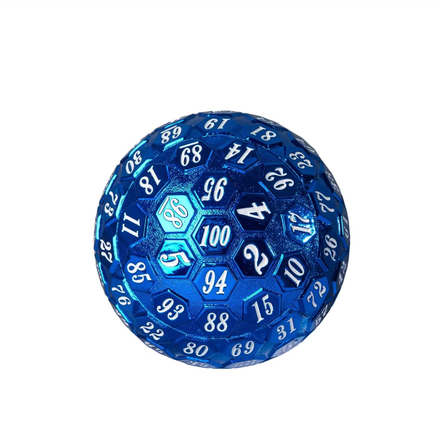 Cusdie 100 Sided Dice 1Pc Giant Ancient Metal Dice D100 Polyhedral Dice for D&D Role Playing Game Pathfinder Dice Board Games