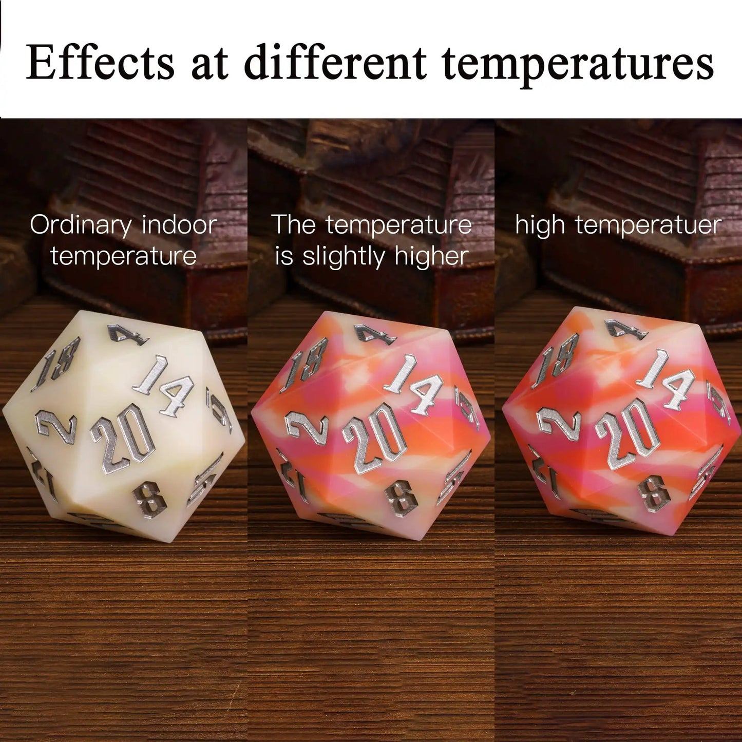 Cusdie 1Pc Silicone D20 55MM 20 Sided Dice Variable Color D20 Softness Elastic Polyhedral Dice for Role Playing Board Games