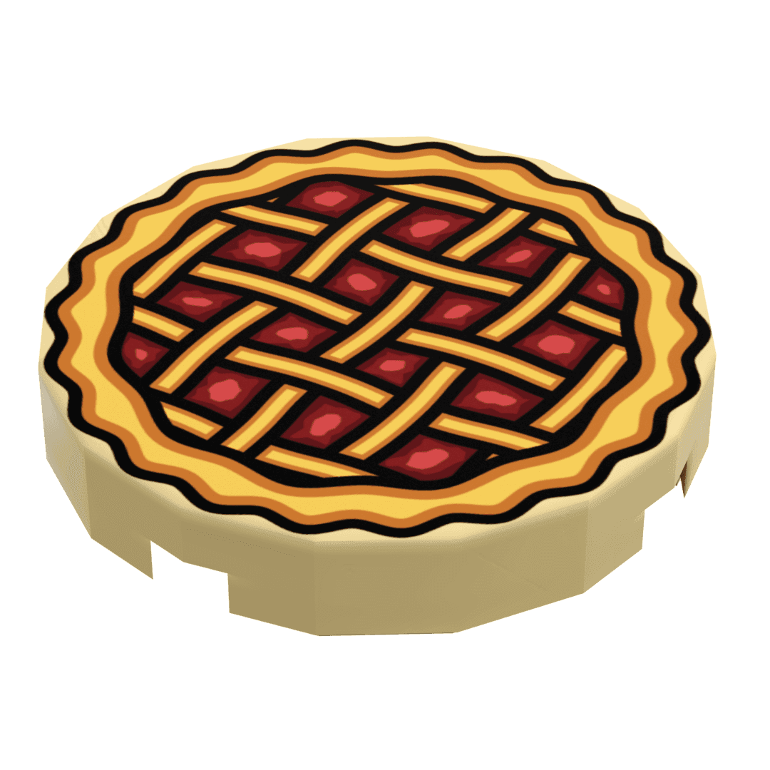 B3 Customs® Apple Pie (2x2 Round Tile) - 