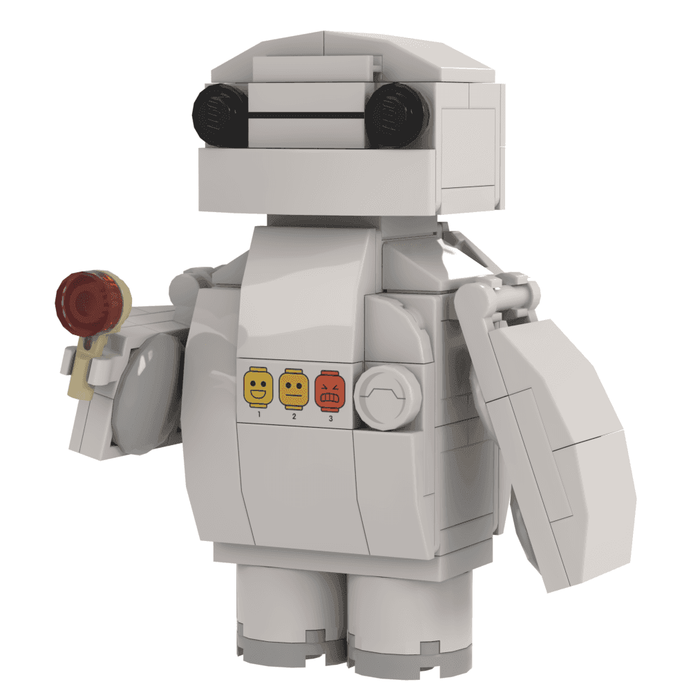 Inflated Robot Building Set made using LEGO parts - B3 Customs - 