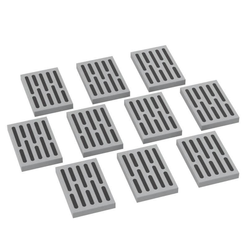 Dark Panels 10-Pack (Space, SW) made using LEGO parts - B3 Customs - 