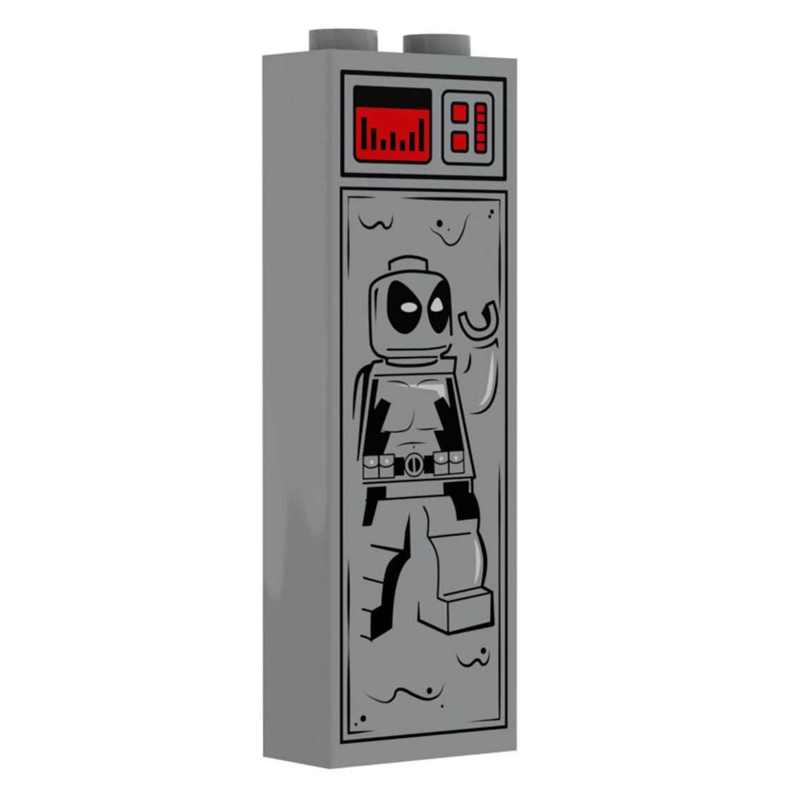 Mercenary in Carbonite (1x2x5 Brick) made using LEGO parts - B3 Customs - 