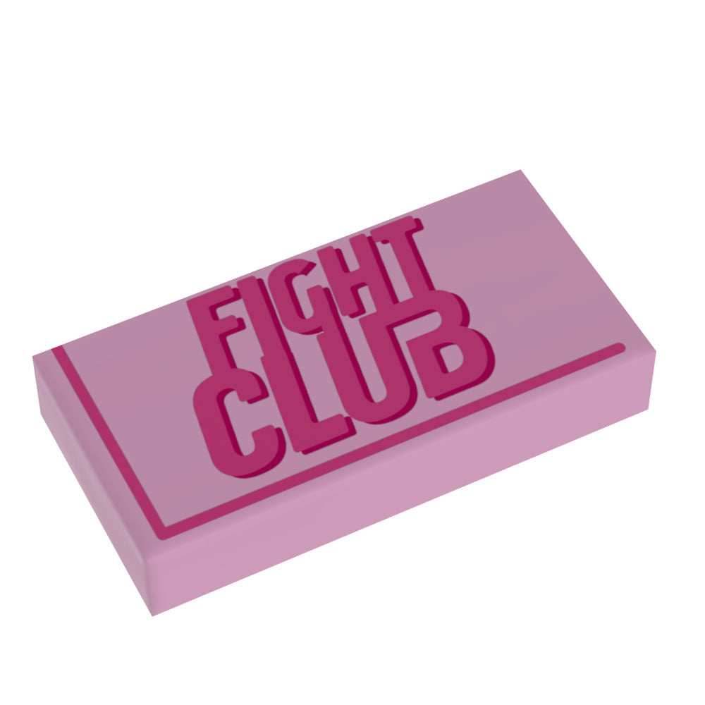 Fight Club Bar of Soap - B3 Customs Printed 1x2 Tile - 