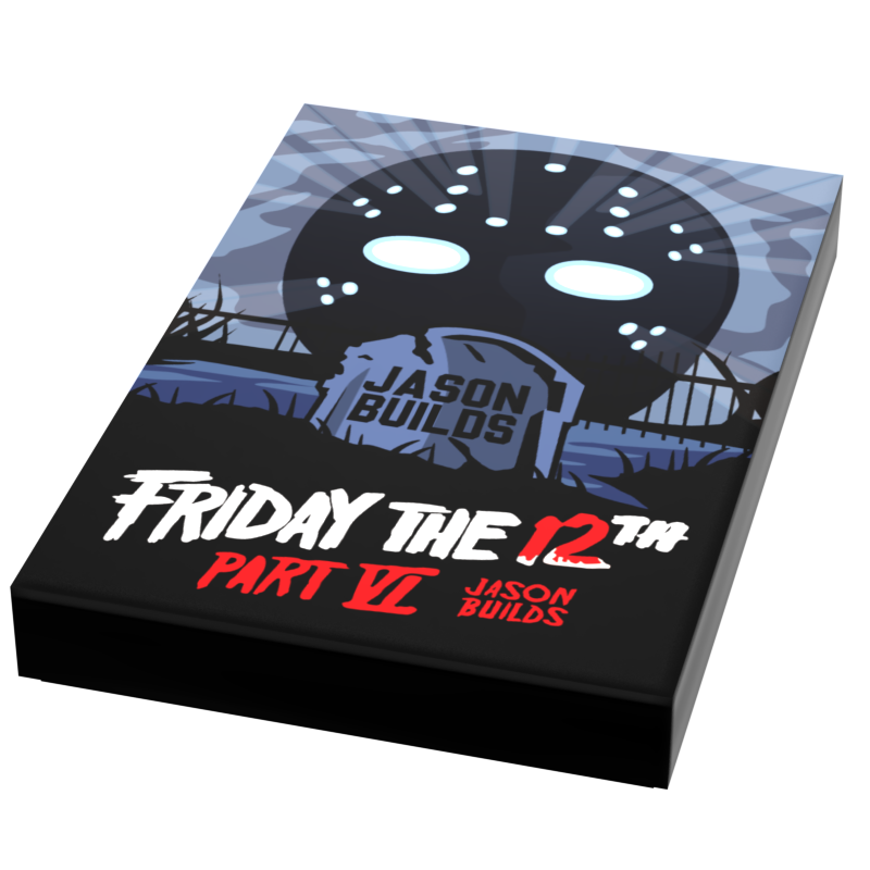 Friday the 12th Part VI: Jason Builds Movie Tile Cover (2x3 Tile) - B3 Customs